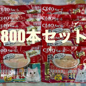 いなば CIAO チャオ ちゅ〜る 4種類 40本入り×20個 800本セット 賞味期限2025.9月〜2026.1月