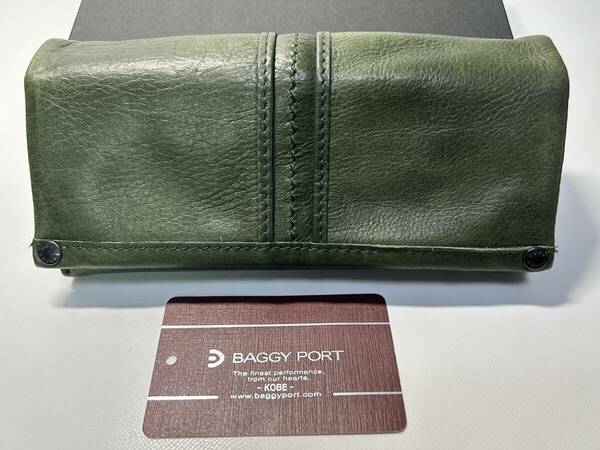 【新品・お買い得】BAGGY PORT バギーポート長財布 オリーブ