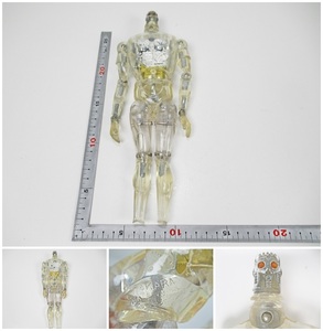 ◆[B34]旧タカラ　変身サイボーグ　シルバー　日本製　フィギュア　ビンテージ　昭和レトロ　現状品