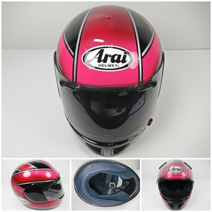 ◆[C4]Arai アライ　フルフェイスヘルメット　サイズ/L(57-58CM)　オートバイ自動二輪車用　現状品