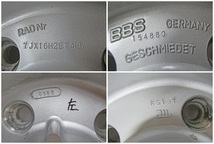 ◆[K0503]BBS　GERMANY　GESCHMIEDET　RS137　7Jx16H2ET45　アルミホイール　4本セット　16インチ　現状品　引取り可能(大阪市)_画像10