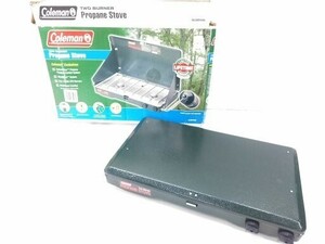 0 не использовался Coleman Coleman PROPANE STOVE две горелки плитка 5430B700 кемпинг уличный 41710 @140 0