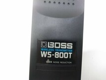 ○BOSS ワイヤレス WS-800T トランスミッター 送信機 通電確認のみ B-42015　@60 ○_画像5