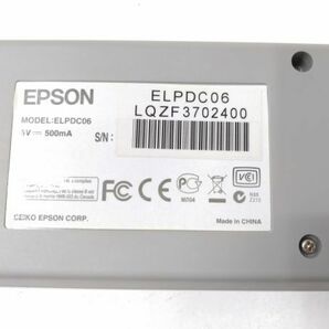 ◆ EPSON エプソン ポータブル書画カメラ コンパクト ELPDC06 専用ケース有り 0409A2 @60 ◆の画像8