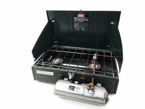 *Coleman Coleman two burner portable cooking stove POWERHOUSE power house Unleaded 414 H2 A-4-12-9 @140*