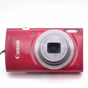 【動作確認済】 Canon IXY 160 RE レッド コンパクトデジタルカメラ キャノン イクシィシリーズ 純正バッテリー付属 1円スタートの画像3