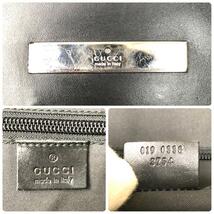 【美品/極希少/大容量】GUCCI グッチ リュック バックパック GG柄 キャンバス レザー 黒 A4収納 通勤 通学 カジュアル ビジネス 旅行 出張_画像10