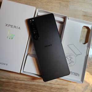 Xperia 1Ⅳ au simフリー 未使用近い ブラック