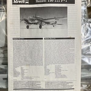 Revell レベル 1/32 ハインケル HE-111P-1 + エデュアルド エッチングパーツ未組立 Unassembled Heinkel He-111 with Eduard parts の画像3