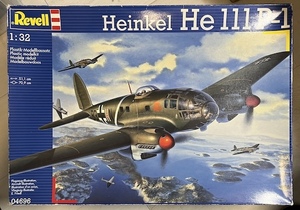 Revell レベル 1/32 ハインケル HE-111P-1 未組立 Unassembled Heinkel He-111