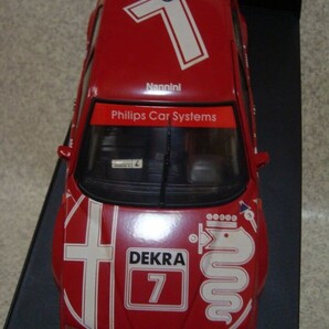 MINICHAMPS 1/18 DTM アルファロメオ 155 V6 TI #7 A.Nannini 1993 ミニチャンプス 未展示未使用の画像9