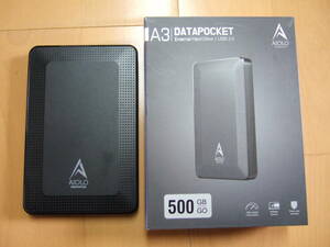 AIOLO INNOVATION 外付けHDD ポータブルハードディスク 500GB 2.5インチ USB3.0 テレビ録画/PC/Mac/PS4/Xbox対応 A3-500G-BLK-AJ