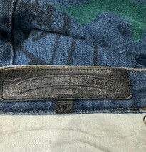 【ラスベガスステンシル】クロムハーツ　CHROME HEARTS　クロスパッチ　デニムパンツ　Levi's　33インチ　リーバイス　ジーンズ_画像4