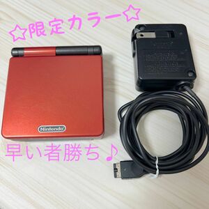 ゲームボーイアドバンスSP ボクらの太陽ジャンゴレッド&ブラック 限定カラー GBA Nintendo