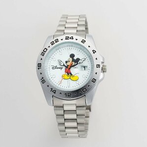 1円～ 1スタ アナザーヘブン×Disney限定MICKEYミッキーマウス別注コラボ時計/美しいオレンジ秒針エクスプローラーⅡ/5気圧新品逆輸入の画像6