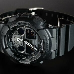 1円～1スタ ベッカム Beckaham G-shock Gショック 精悍なフルブラック 逆輸入 新品未使用 本物200m防水メンズ腕時計カシオCASIOミリタリーの画像4