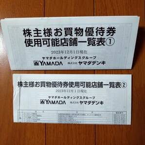 ★【送料無料】ヤマダ電機 株主優待券 3000円分 （500円券×6枚★の画像3