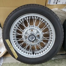 超希少　BORRANI ボラーニ　ワイヤーホイール　4本セット　13インチ 4.5J pcd98 フィアット　500 850 126 パンダ　アウトビアンキA112_画像8