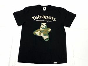 ★テトラポッツ★半袖Tシャツ★Sサイズ★黒★新品★限定カラー★沖縄★迷彩★Tetrapots