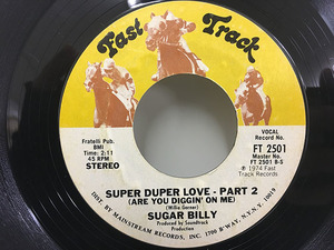 ★即決 Sugar Billy / Super Duper Love - pt2 45/7 