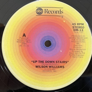 ★即決 DISCO Wilson Williams / Up The Down Stairs - I Like Being In Love With You dm-12 d2914