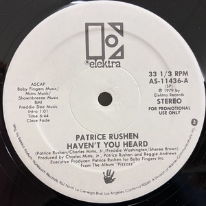 ★即決 DISCO Patrice Rushen / Haven't You Heard as11436 d2948 ダニー・クリヴィット、ジョー・クラウゼル プレイ