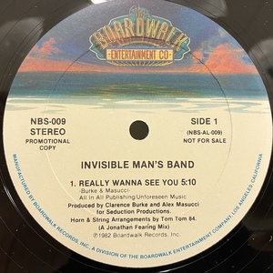 ★即決 DISCO Invisible Man's Band / Really Wanna See You NB7-11-137 d2964 米オリジナル、2曲入りプロモ12インチ