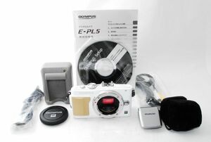 ★実用美品★ オリンパス OLYMPUS PEN Lite E-PL5 ボディ ホワイト ★付属品 多数★ #K34120-130