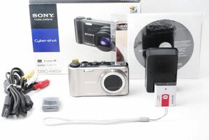 ★極上品★ ソニー SONY Cyber-shot DSC-HX5V シルバー ★元箱付き★ コンパクトデジタルカメラ #VA28130150