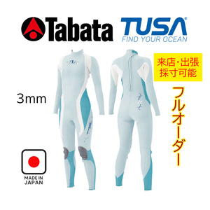 Измерения посещения и деловой поездки также возможны! Diving Wet Suit 3 мм Женский платье [цвет / выбор логотипа] TUSA WEJ903