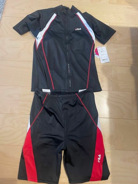 FILA レディース　フィットネス水着　黒　XL