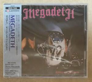 【HM/HR】 ※未開封新品　メガデス (MEGADETH) / キリング・イズ・マイ・ビジネス (KILLING IS MY BUSINESS)　帯付　旧規格盤/1994年再発盤