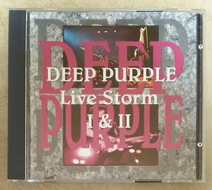 【HM/HR】 DEEP PURPLE (ディープ・パープル) / LIVE STORM Ⅰ&Ⅱ　(ライヴ・ストーム 1&2)　輸入盤　2枚組CD　1993年リリース　イタリア盤