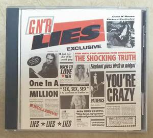 【HM/HR】 GUNS N' ROSES (ガンズ・アンド・ローゼズ) / G N'R LIES (GN'R ライズ)　輸入盤　1988年リリース　※LIVE!?★@LIKE A SUICIDE