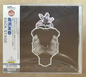 【Jポップ】 ※未開封新品　亀渕友香 / バック・ステージ (BACK STAGE)　帯付　リマスター再発盤　シティポップ(CITY POP)/ライトメロウ