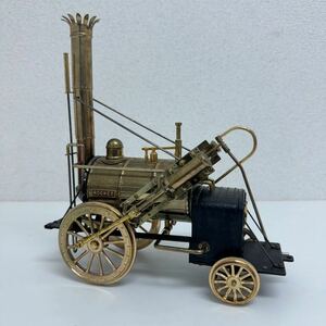  steam locomotiv metal model railroad model ornament total length approximately 22cm