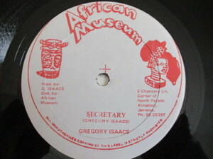 GREGORY ISAACS 12！SECRETARY, JA ORG！RUB A DUB スタイリー！美盤