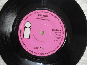 JIMMY CLIFF 7！WILD WORLD, BE AWARE, UK 7インチ EP 45