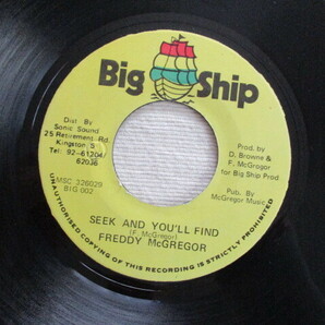 FREDDIE McGREGOR 7！SEEK AND YOU'LL FIND♪SHAKE IT UP TONIGHT, LUCIANO♪の画像1