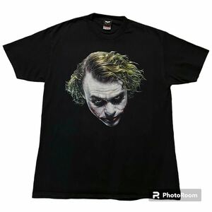 古着 ダークナイト ムービーTシャツ 00's Joker ジョーカー tシャツ　バットマン　ビンテージ　映画 半袖 黒 アメカジ