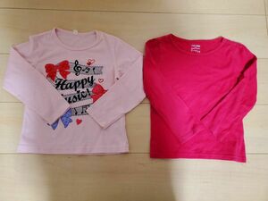 ロンT まとめ売り　110 長袖Tシャツ　babyGap 西松屋　ピンク　セット