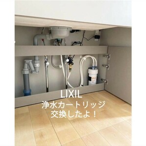 LIXIL(リクシル) INAX ビルトイン用 交換用浄水カートリッジ (17+2物質除去) JF-45Nの画像6