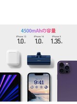 iWALK モバイルバッテリー 超小型 iPhone 4500mAh_画像3