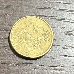 オーストラリア 1988 2ドル 外国コイン 外国硬貨 アンティーク 古銭 コレクション 流通/現状品 送84 同梱可の画像2