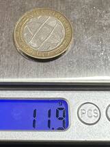 イギリス 1999 2ポンド ワールドカップ記念 バイメタル硬貨 外国コイン 古銭 アンティーク 流通/現状品 送84 同梱可_画像3