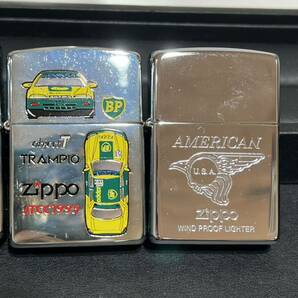 ZIPPO/ジッポ 10個まとめ②ゴールド シルバー USA コレクション ケース付 ライター 喫煙具 着火未確認 現状品 サイズ60の画像4