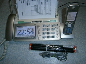  Panasonic цифровой беспроводной факс KX-PD601 беспроводная телефонная трубка 1 шт. (KX-PD601 / KX-FKD502) рабочий товар новый товар красящая лента с руководством пользователя 