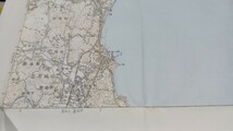 小名浜　福島県　古地図　 地形図　地図　資料　46×57cm　昭和48年編集　平成元年印刷　発行　右上書き込み　B2404_画像4