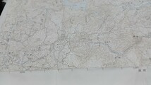 相馬中村　福島県　古地図　 地形図　地図　資料　46×57cm　明治41年測量　平成4年印刷　発行　右上書き込み　　B2404_画像4