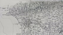 和歌山　和歌山県　地図　古地図　 地形図　資料　陸地測量部　57×46cm　明治19年製版　明治27年発行　印刷　B2024_画像7